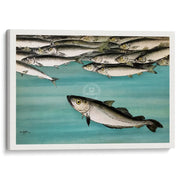 Herrings 1931 | Sweden A3 297 X 420Mm 11.7 16.5 Inches / Stretched Canvas Print Art