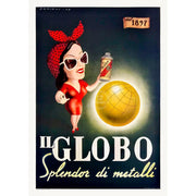 Il Globo | Italy A4 210 X 297Mm 8.3 11.7 Inches / Unframed Print Art