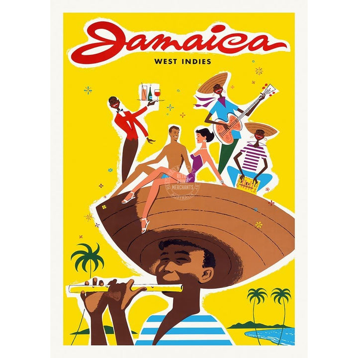 Jamaica Boy | West Indies A3 297 X 420Mm 11.7 16.5 Inches / Unframed Print Art