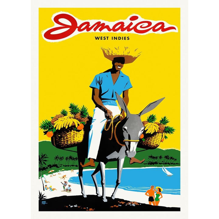 Jamaica Man | West Indies A3 297 X 420Mm 11.7 16.5 Inches / Unframed Print Art