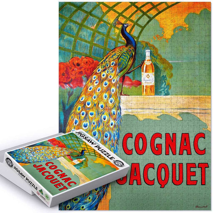 Jigsaw Puzzle | Cognac Jacquet Peacock Jigsaw Puzzle
