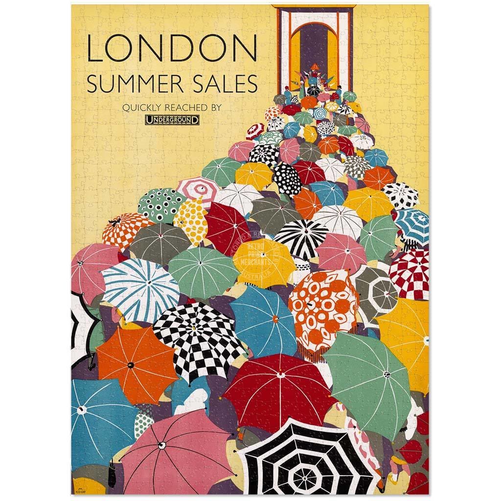 Jigsaw Puzzle | London Summer Sales Jigsaw Puzzle