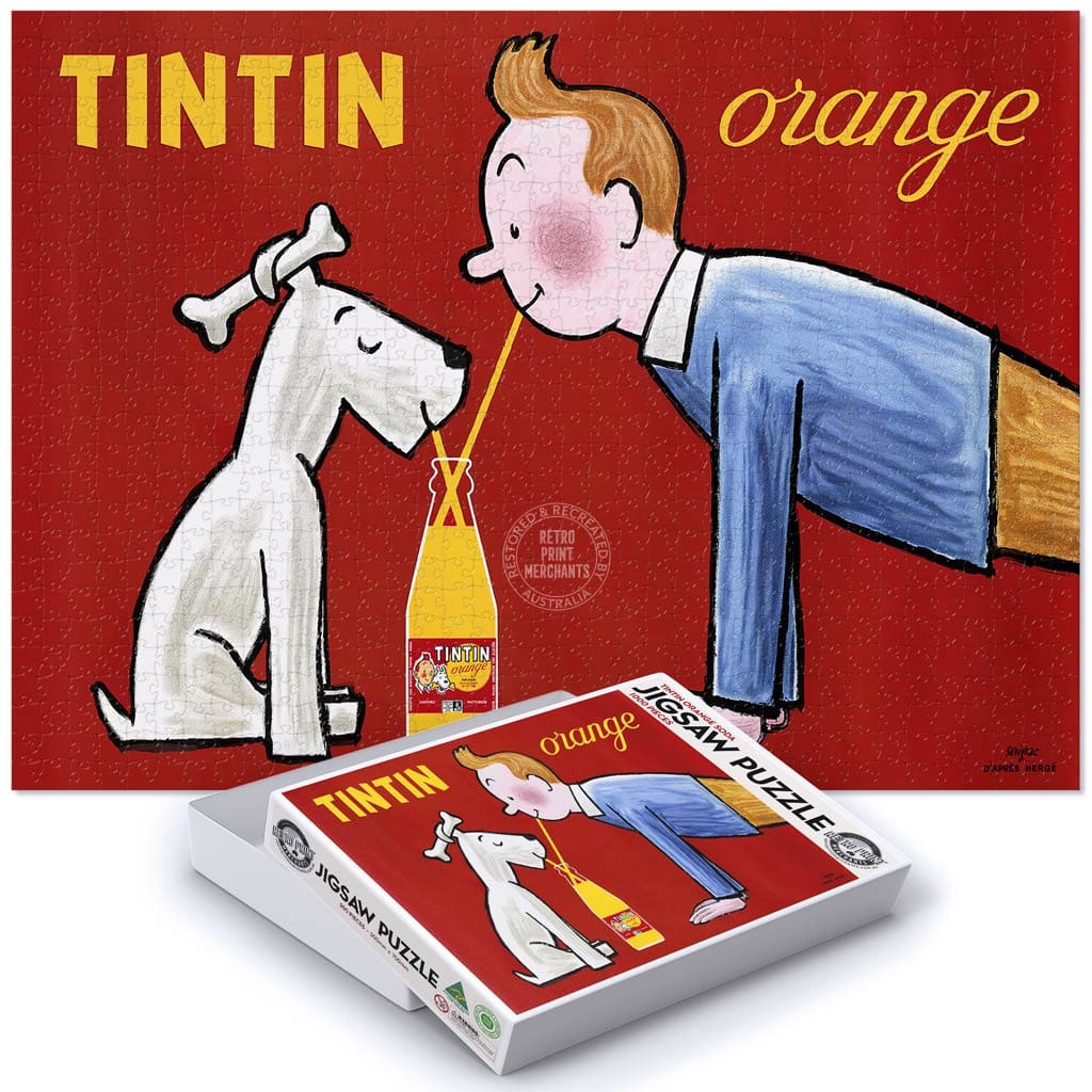 Jigsaw Puzzle | Tintin Orange Soda Jigsaw Puzzle