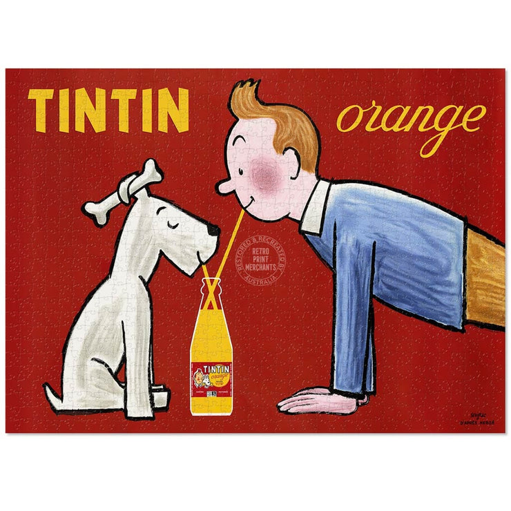 Jigsaw Puzzle | Tintin Orange Soda Jigsaw Puzzle