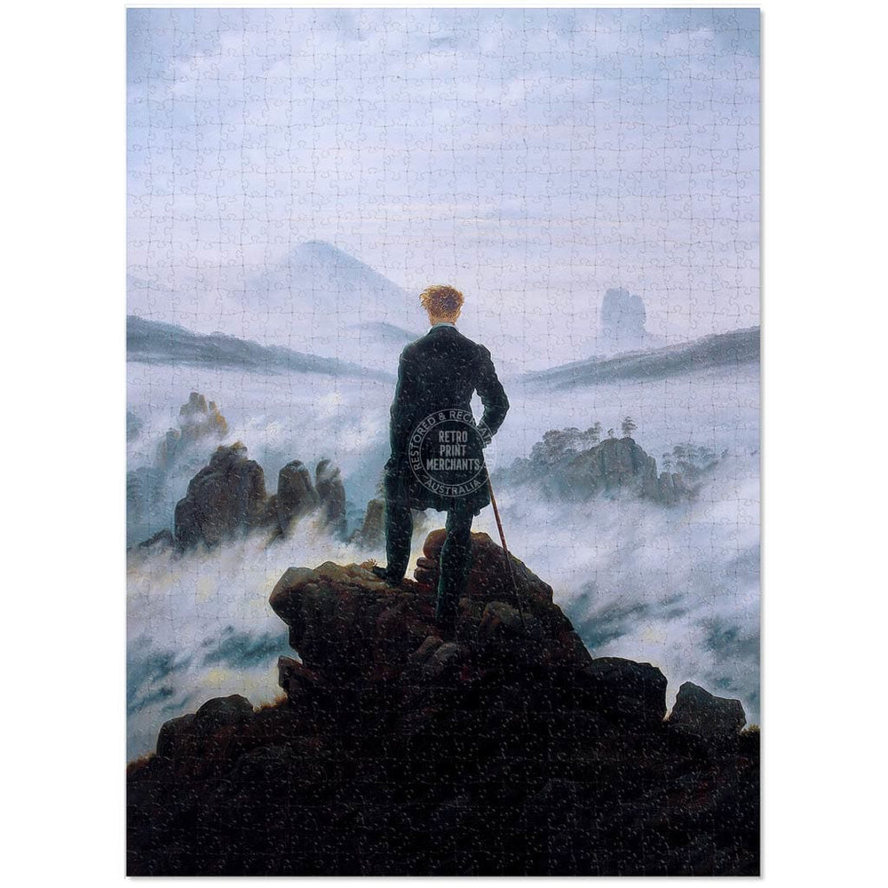 Jigsaw Puzzle | Wanderer Above The Sea Of Fog Jigsaw Puzzle