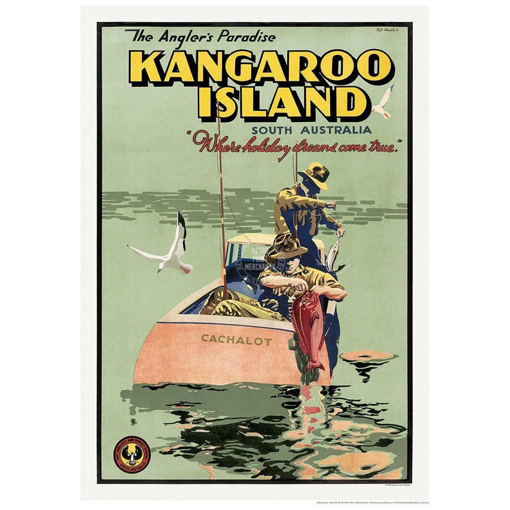 Kangaroo Island | Australia 422Mm X 295Mm 16.6 11.6 A3 / Unframed Print Art
