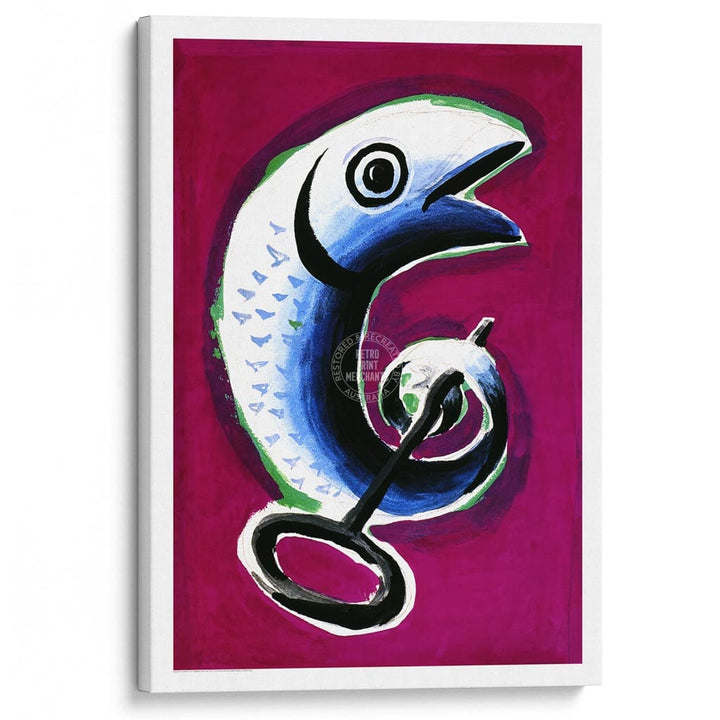 La Sardine | France A4 210 X 297Mm 8.3 11.7 Inches / Stretched Canvas Print Art