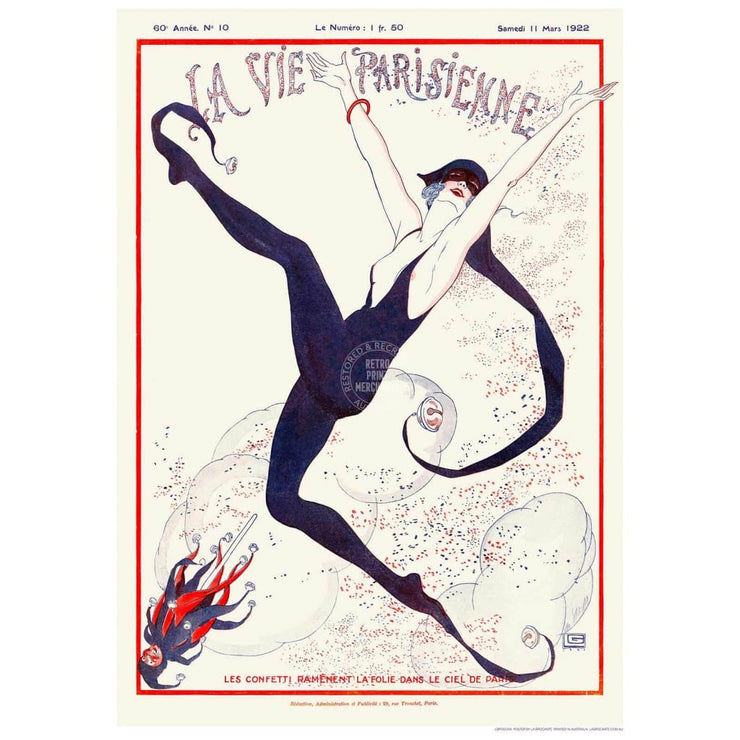 La Vie Parisienne 1922 | France Print Art