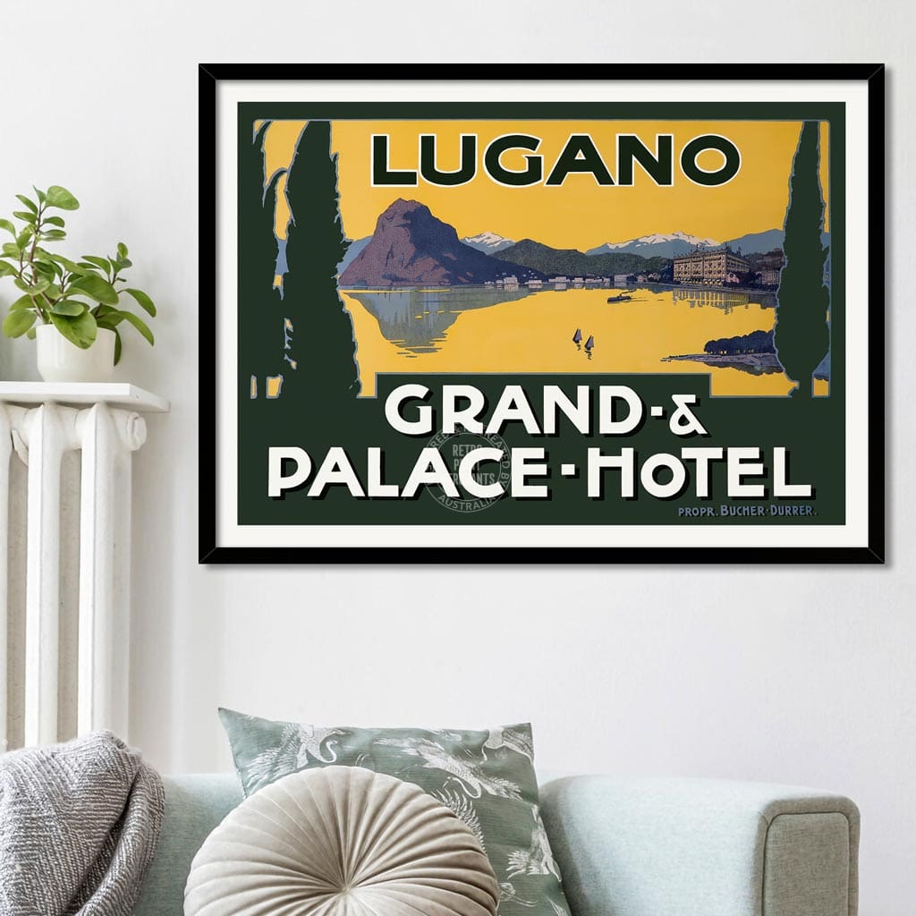 Lake Lugano | Switzerland & Italy Print Art