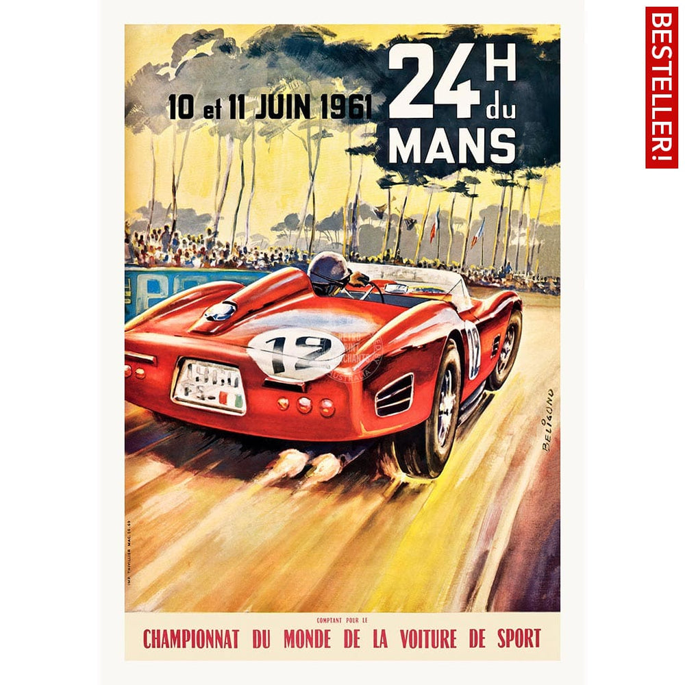 LE MANS 1961 | FRANCE Print Art