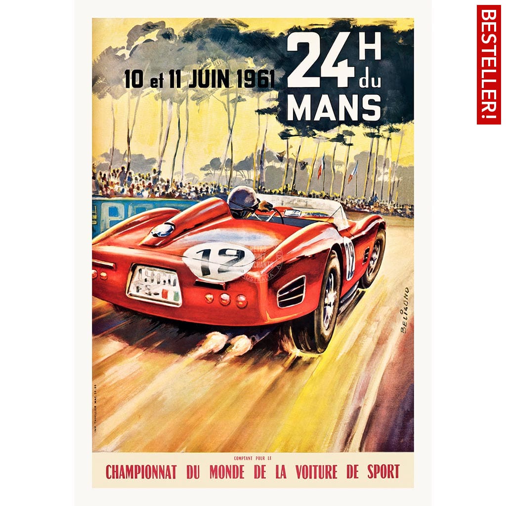 LE MANS 1961 | FRANCE Print Art