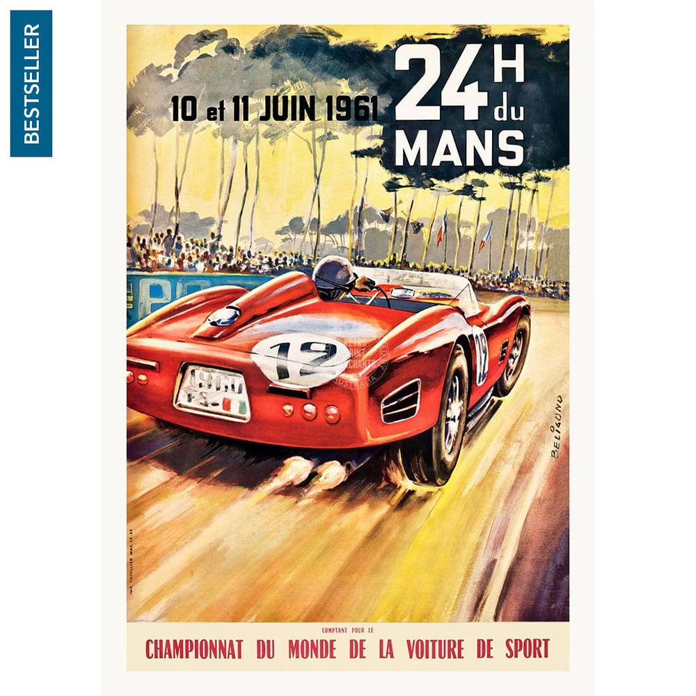 LE MANS 1961 | FRANCE Print Art