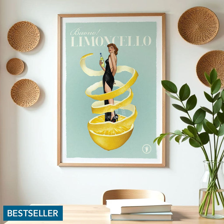 LIMONCELLO | WORLDWIDE A3 | 297 x 420mm | 11.7 x 16.5 inches / Unframed Print Print Art