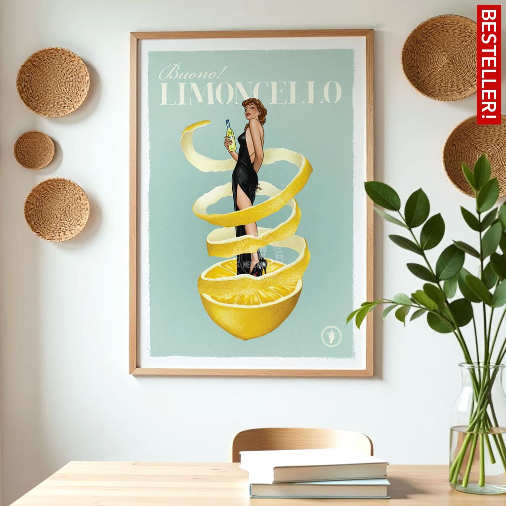 LIMONCELLO | WORLDWIDE A3 | 297 x 420mm | 11.7 x 16.5 inches / Unframed Print Print Art
