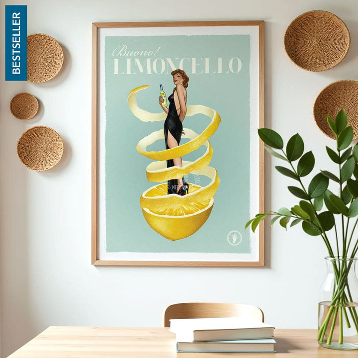 LIMONCELLO | WORLDWIDE A3 | 297 x 420mm | 11.7 x 16.5 inches / Unframed Print Print Art