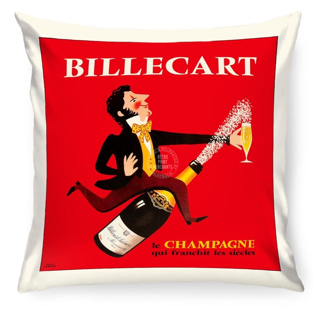 Linen Cushion Cover | Billecart Champagne Linen Cushion Cover