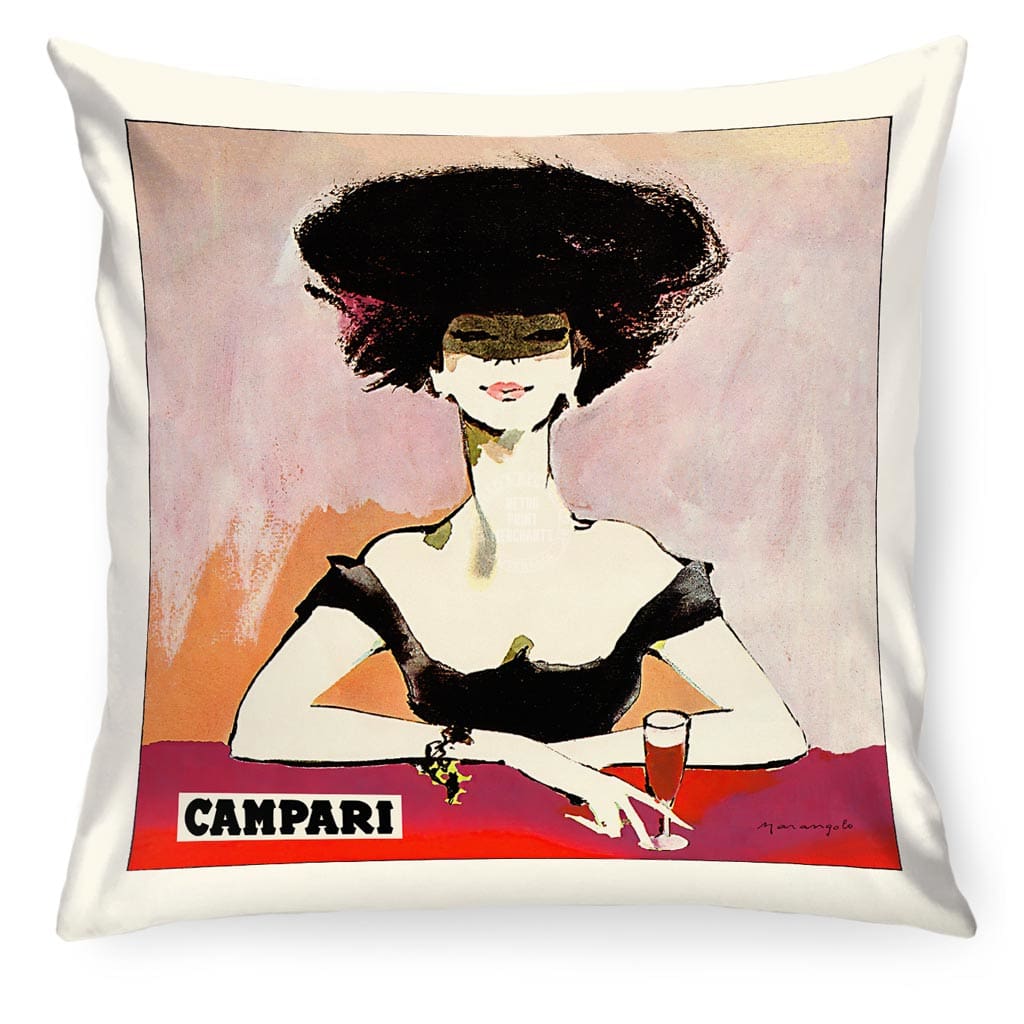 Linen Cushion Cover | Campari Woman Linen Cushion Cover
