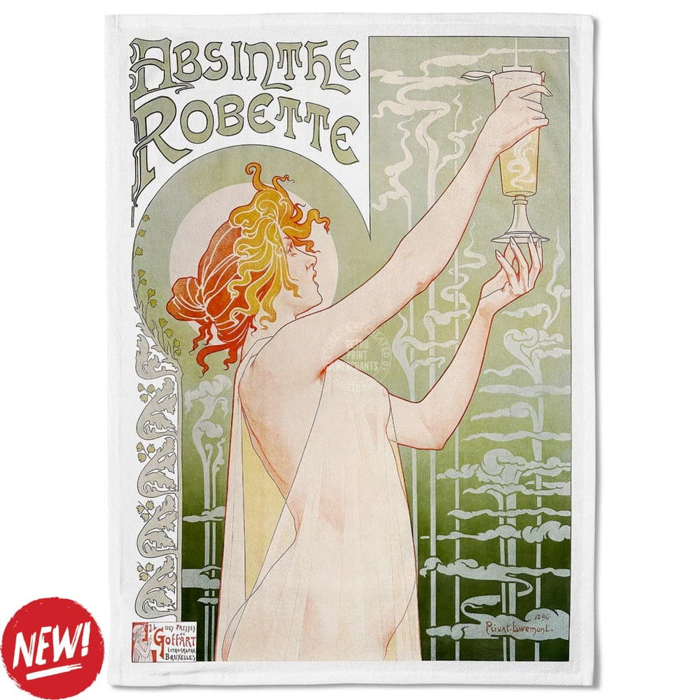 Linen Tea Towel | Absinthe Linen Tea Towel