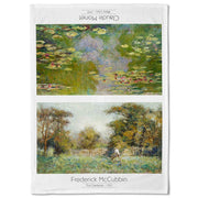 Linen Tea Towel | Claude Monet + Frederick Mccubbin Linen Tea Towel