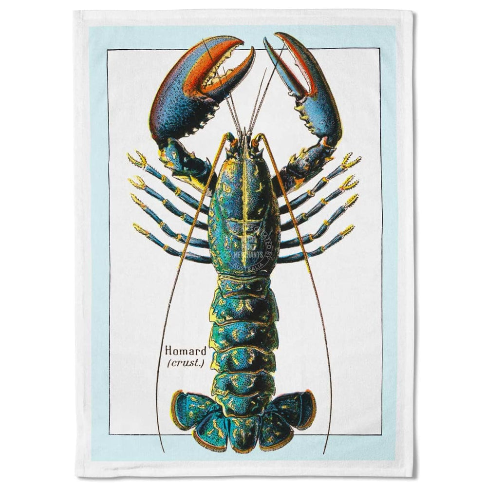 Linen Tea Towel | French Lobster Linen Tea Towel