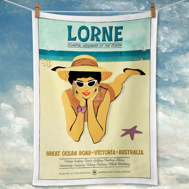 Linen Tea Towel | Lorne Linen Tea Towel