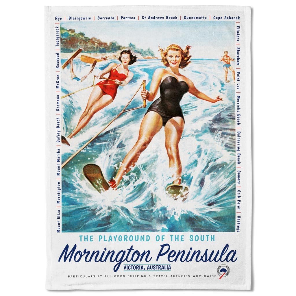 Linen Tea Towel | Mornington Peninsula Playground Linen Tea Towel