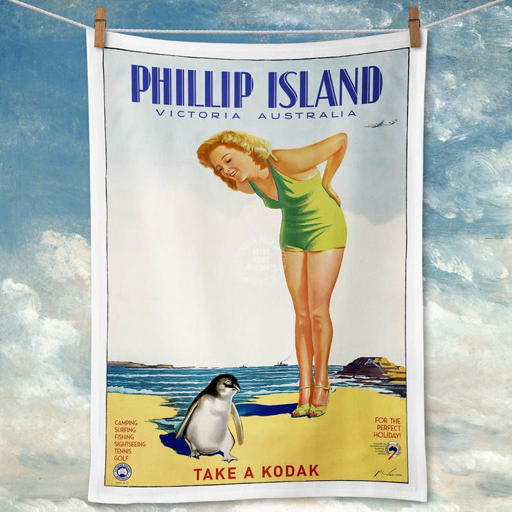Linen Tea Towel | Phillip Island Linen Tea Towel