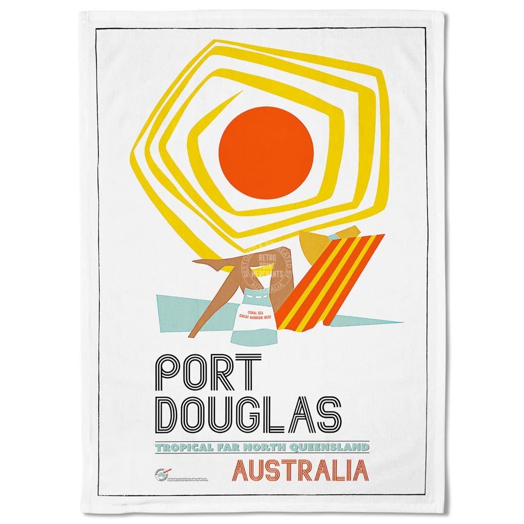 Linen Tea Towel | Port Douglas Linen Tea Towel