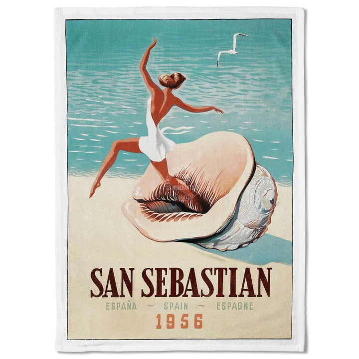 Linen Tea Towel | San Sebastian Linen Tea Towel