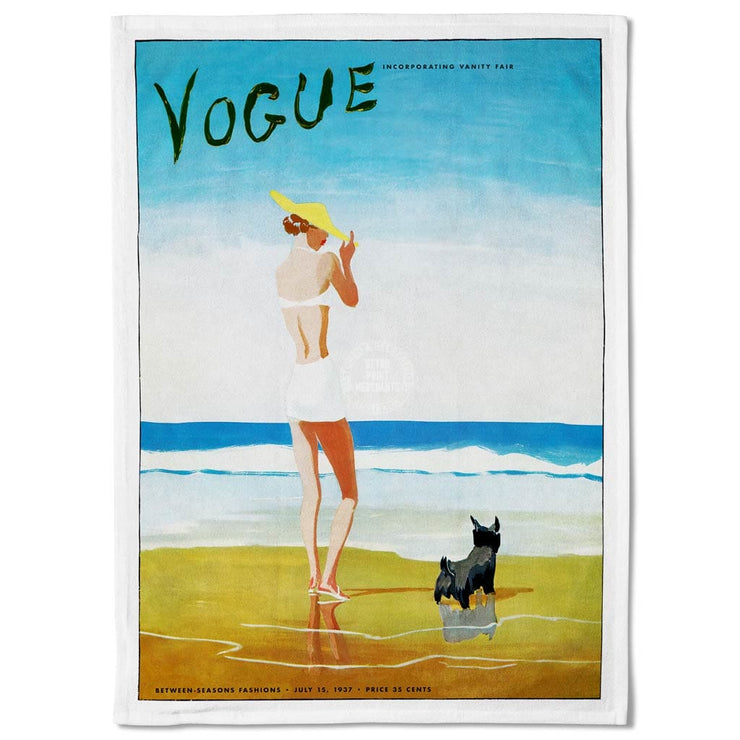 Linen Tea Towel | Vogue Beach Linen Tea Towel