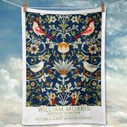 Linen Tea Towel | William Morris Birds Linen Tea Towel