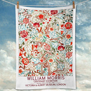 Linen Tea Towel | William Morris Flowers Linen Tea Towel
