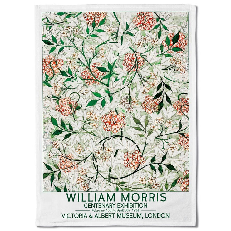 Linen Tea Towel | William Morris Jasmine Linen Tea Towel
