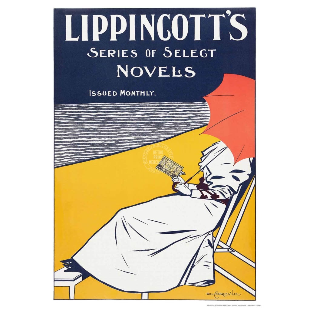 Lippincott 1895 | Usa Print Art
