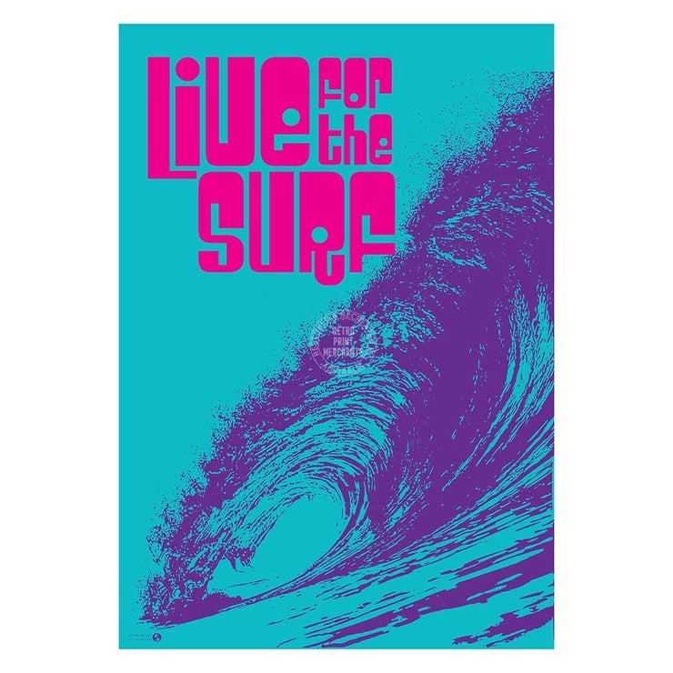 Live For The Surf | Australia Print Art