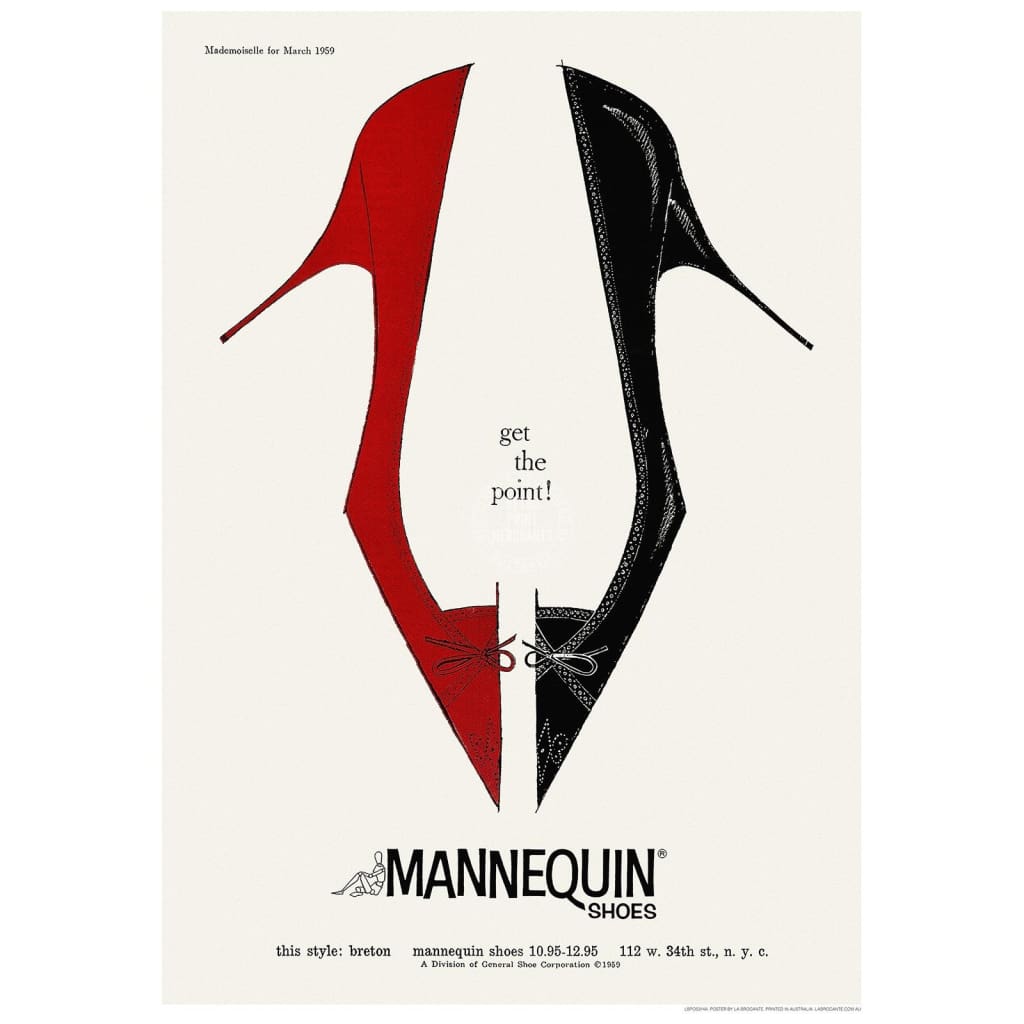 Mannequin Shoes | Usa 422Mm X 295Mm 16.6 11.6 A3 / Unframed Print Art