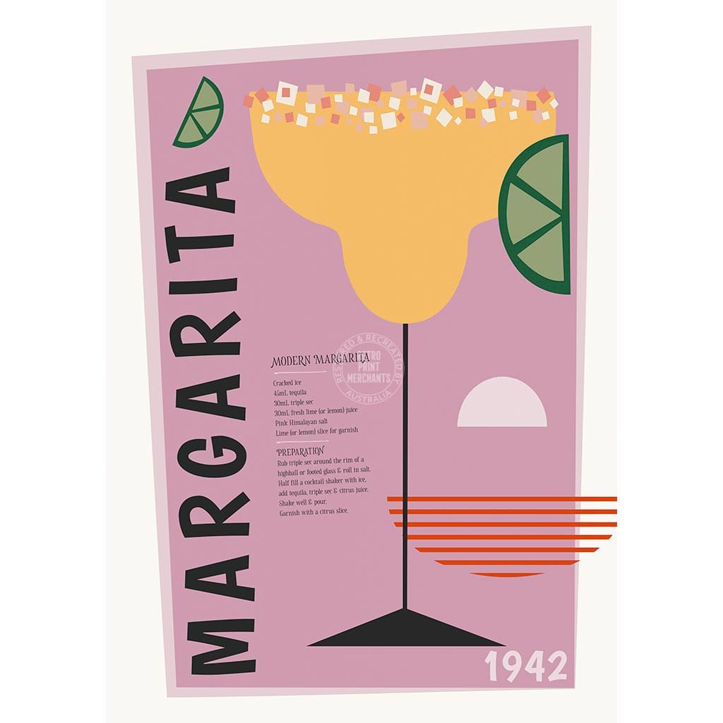 Margarita Cocktail | Worldwide Print Art