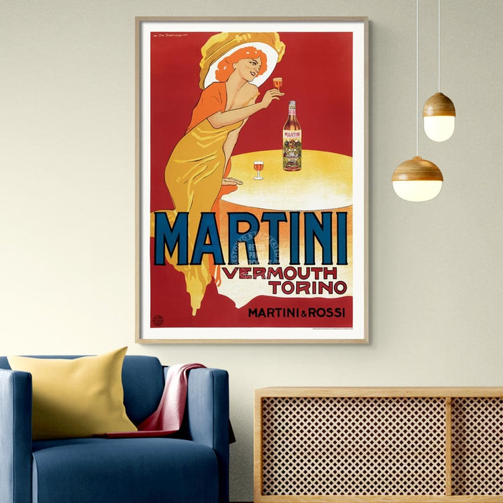 Martini Vermouth Torino | Italy A3 297 X 420Mm 11.7 16.5 Inches / Unframed Print Art