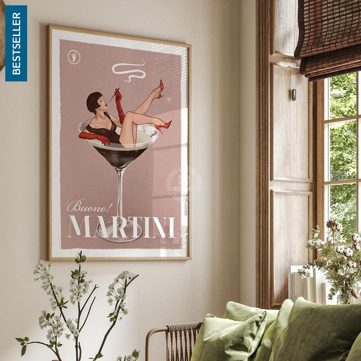 MARTINI | WORLDWIDE A3 | 297 x 420mm | 11.7 x 16.5 inches / Unframed Print Print Art