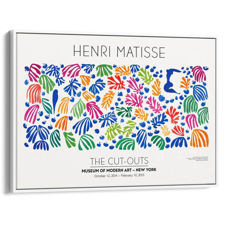 Matisse The Parakeet And Mermaid | France A3 297 X 420Mm 11.7 16.5 Inches / Canvas Floating Frame -