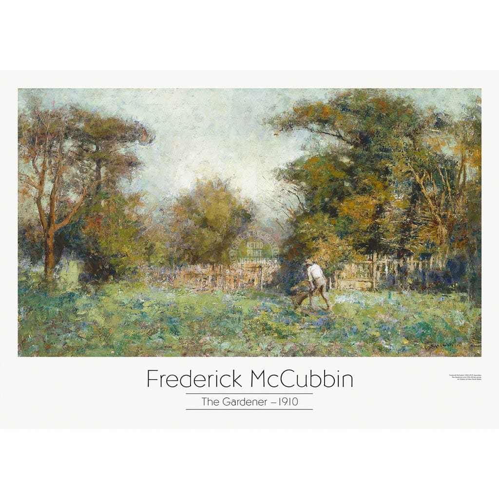 Mccubbin The Gardener | Australia Print Art