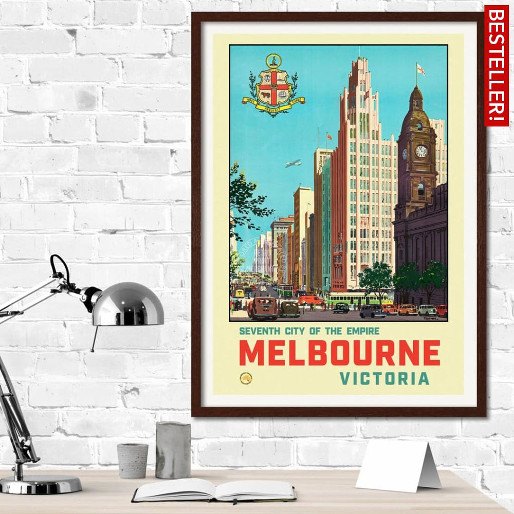 Melbourne 1940 | Australia Print Art