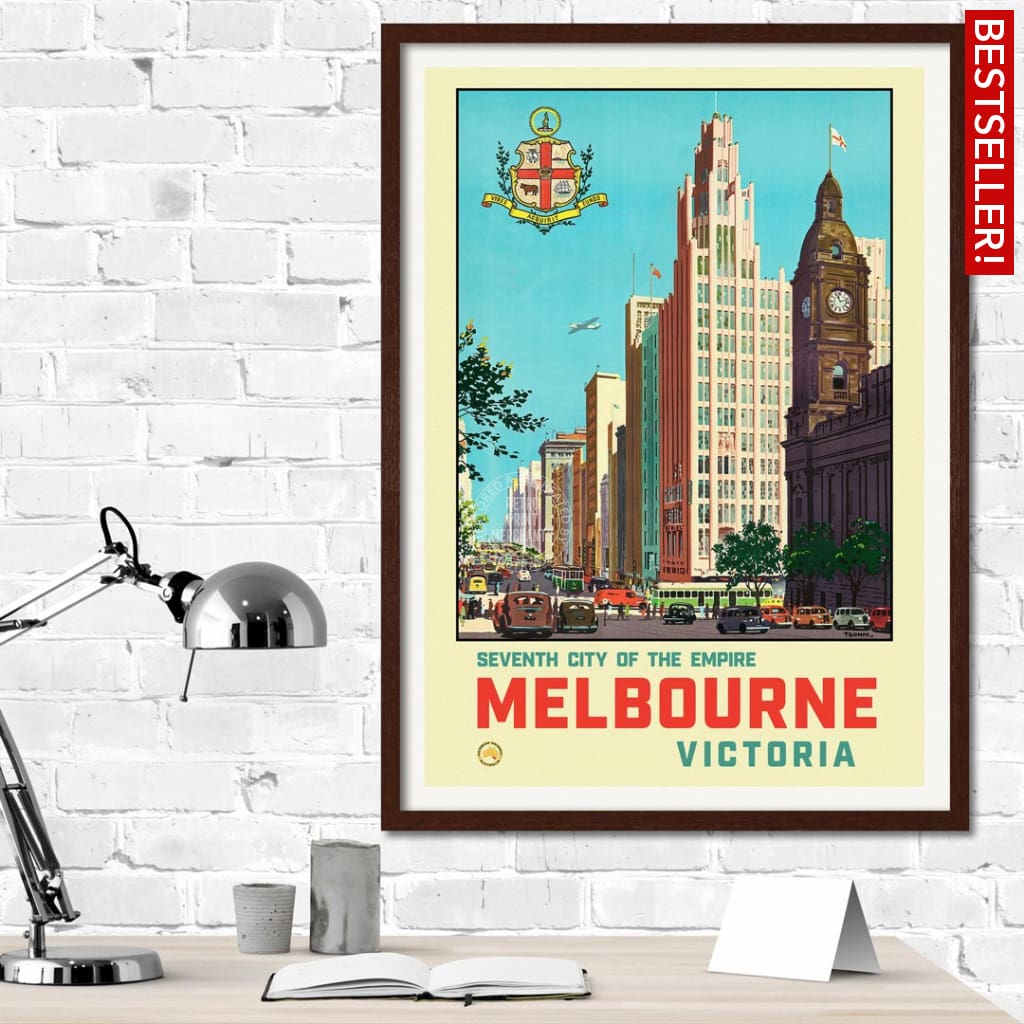 Melbourne 1940 | Australia Print Art
