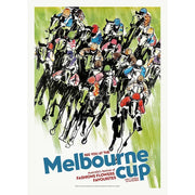 Melbourne Cup | Australia A3 297 X 420Mm 11.7 16.5 Inches / Unframed Print Art