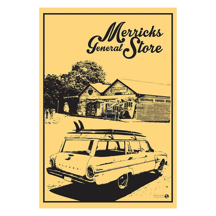 Merricks General Store Surf Style | Australia Print Art