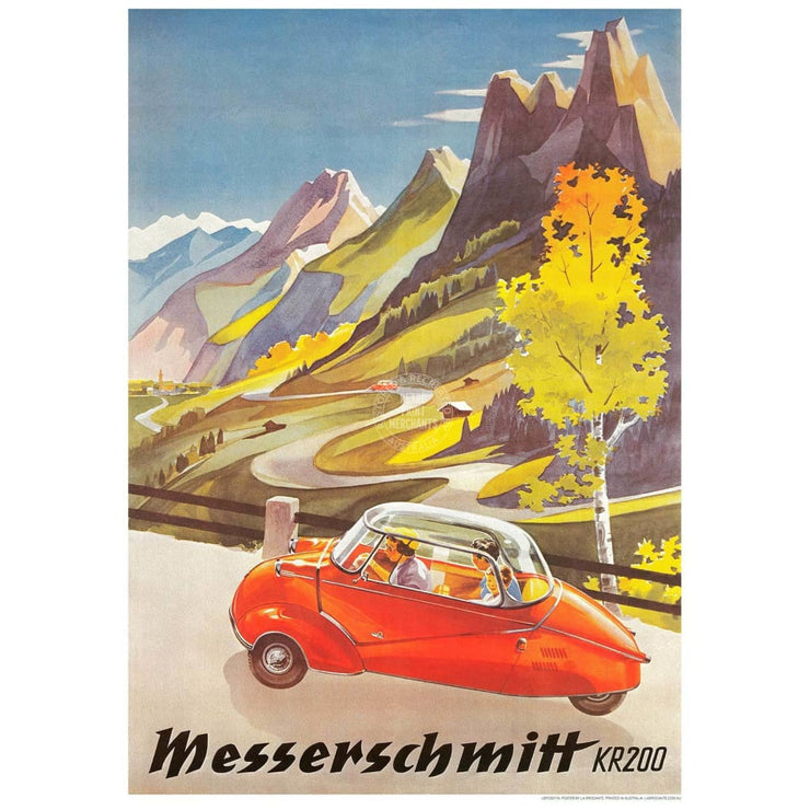 Messerschmitt | Germany 422Mm X 295Mm 16.6 11.6 A3 / Unframed Print Art
