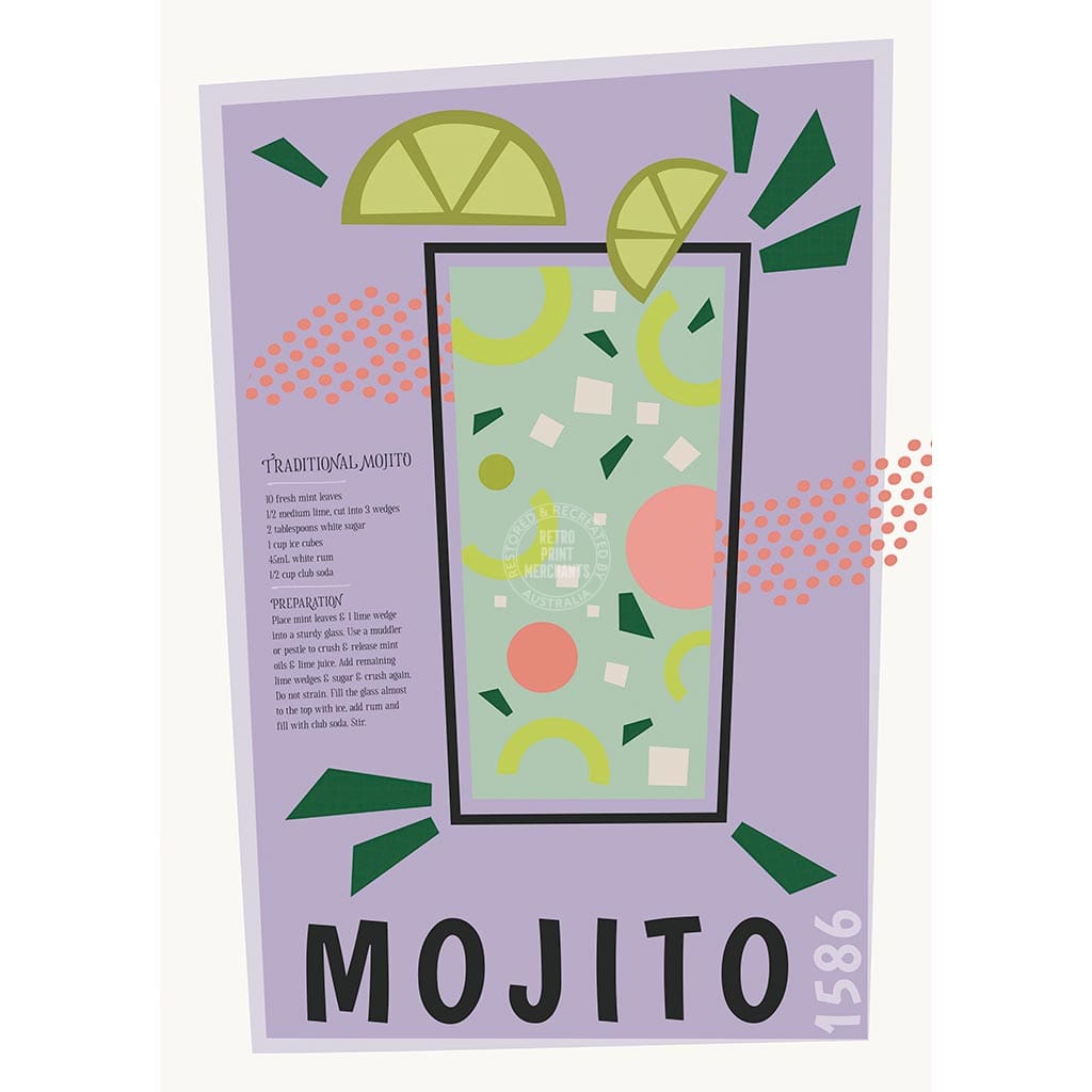 Mojito Cocktail | Worldwide Print Art