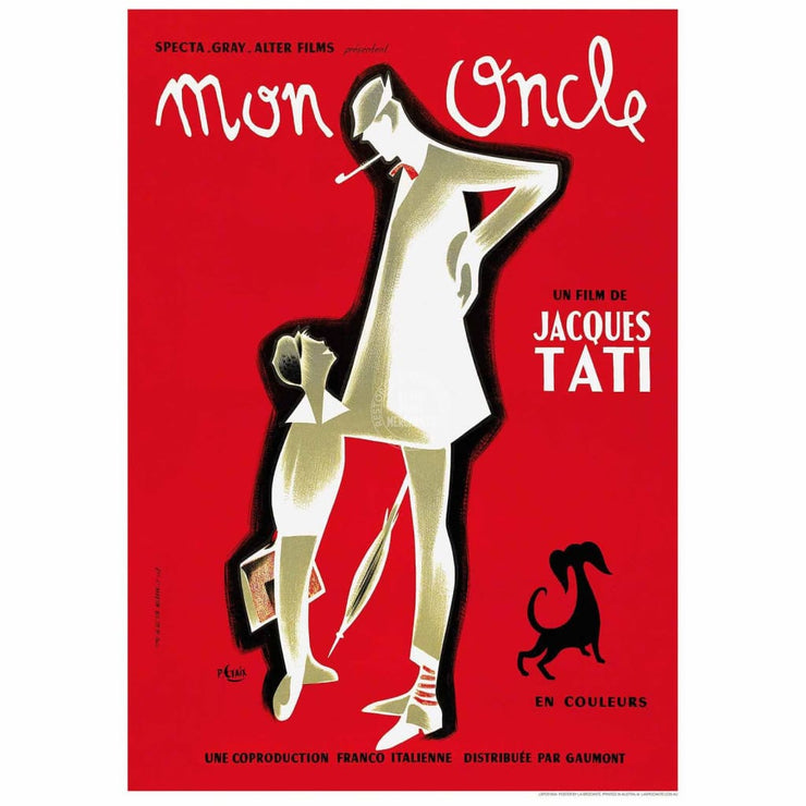 Mon Oncle Movie | France 422Mm X 295Mm 16.6 11.6 A3 / Unframed Print Art
