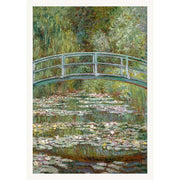 Monet Bridge Over Pond Of Water Lilies | France A3 297 X 420Mm 11.7 16.5 Inches / Unframed Print Art