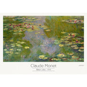 Monet Water Lilies | France A3 297 X 420Mm 11.7 16.5 Inches / Unframed Print Art